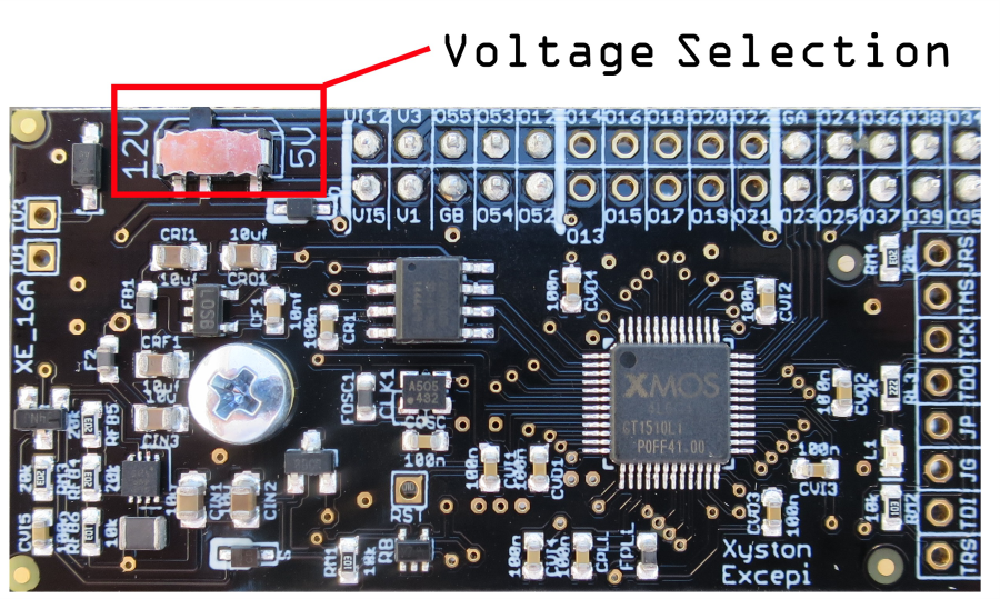 Photo of voltage supply switch