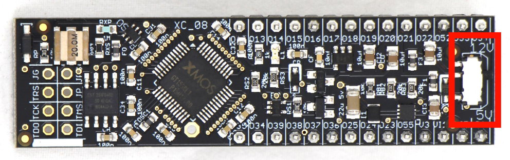 Picture of voltage supply switch